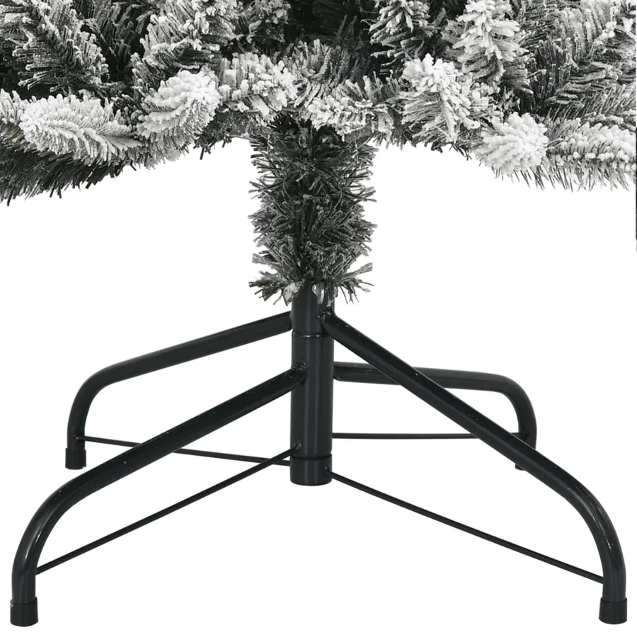 Sapin de Noël artificiel 150 LED et flocon de neige 120 cm - 9