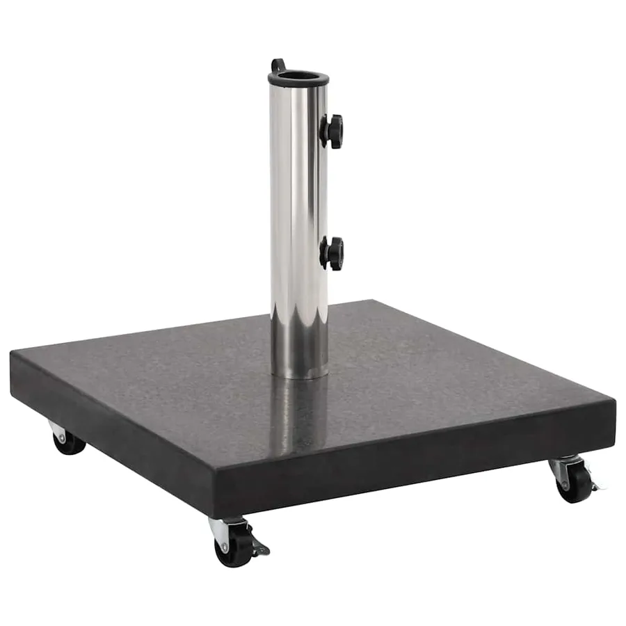 Parasol base Granite 30 kg Square Black - 2