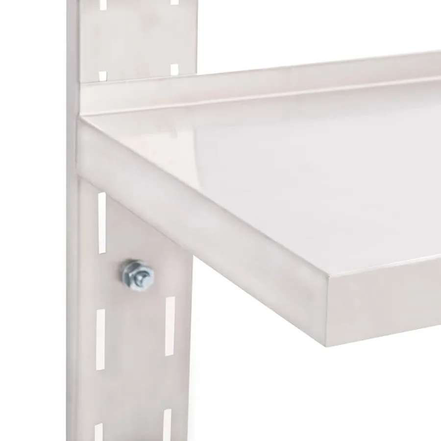 Étagère murale à 2 niveaux Acier inoxydable 150x30 cm - 4