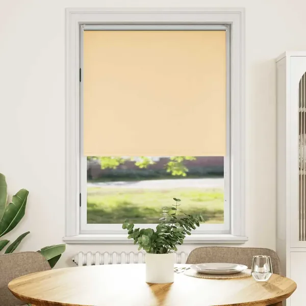 Store enrouleur occultant 104,4 x 175 cm, largeur du tissu 100 cm, beige