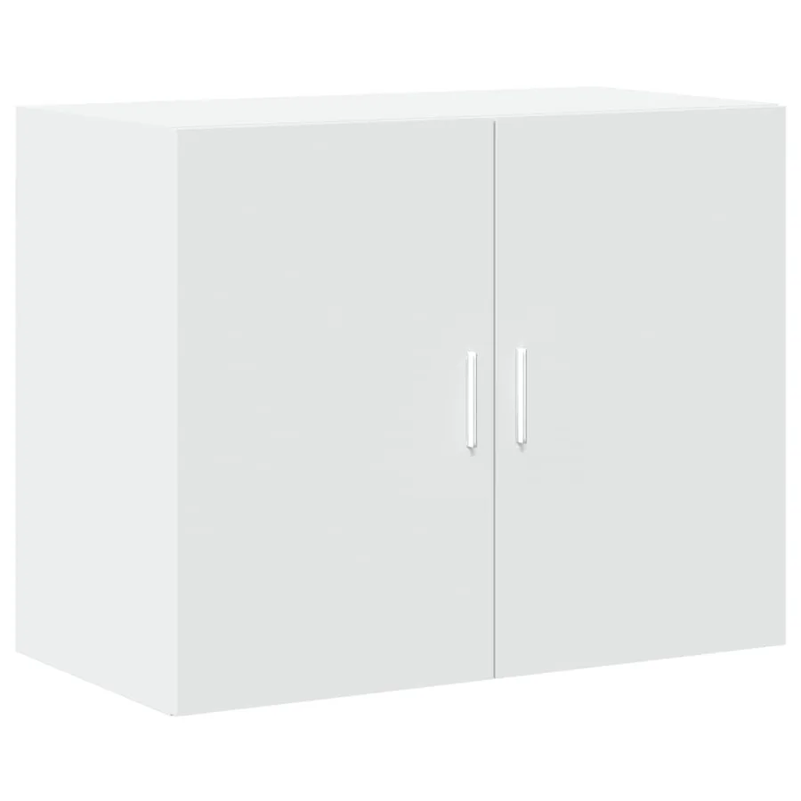 Armoire murale blanc 80x42,5x64 cm bois d'ingénierie - 2