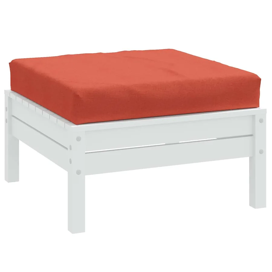 Coussin de palette rouge mélangé 60x60x9,5 cm tissu