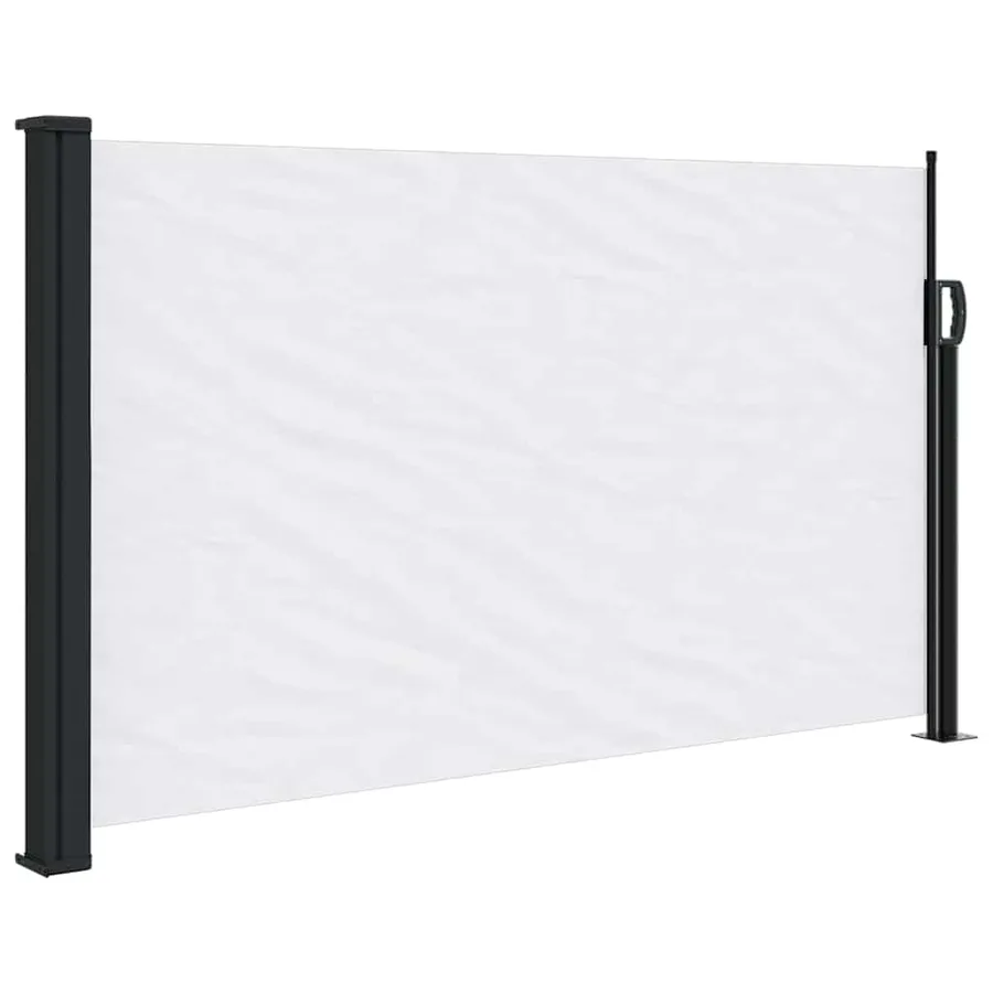 Auvent latéral rétractable blanc 120x600 cm - 2