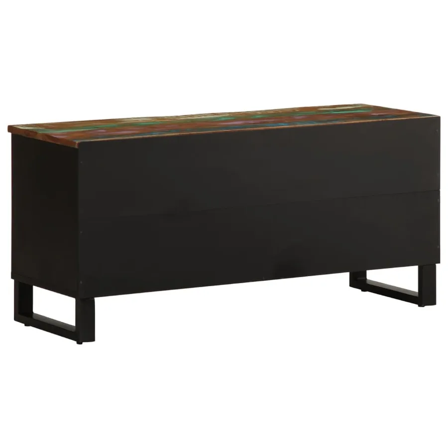 Meuble TV 100x34x46 cm bois d'acacia solide - 5