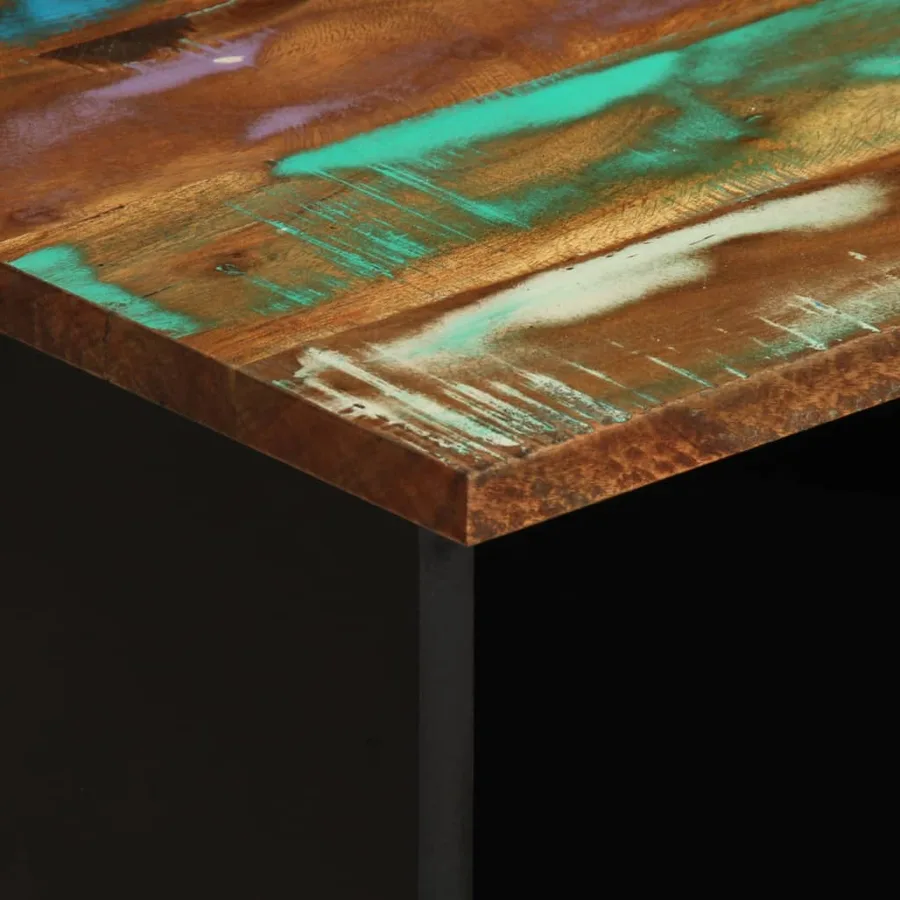 Meuble TV 100x34x46 cm bois d'acacia solide - 7
