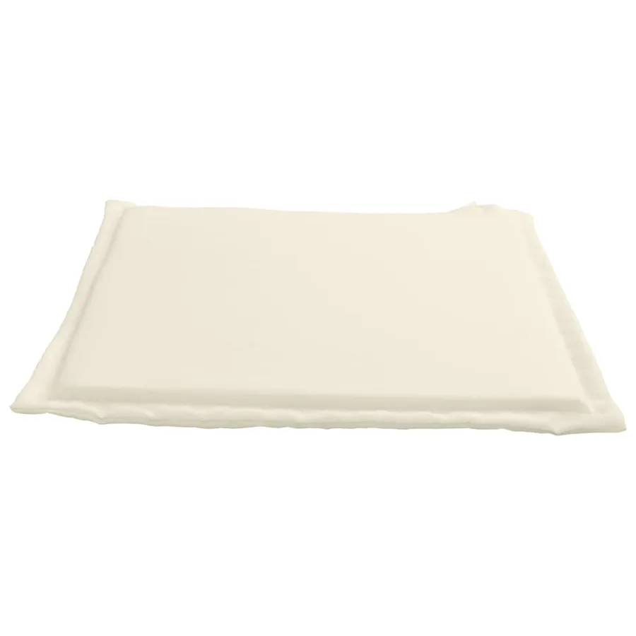 Coussins de siège de jardin lot de 4 crème 45x45x2 cm carré - 5