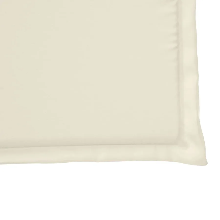 Coussins de siège de jardin lot de 4 crème 45x45x2 cm carré - 8