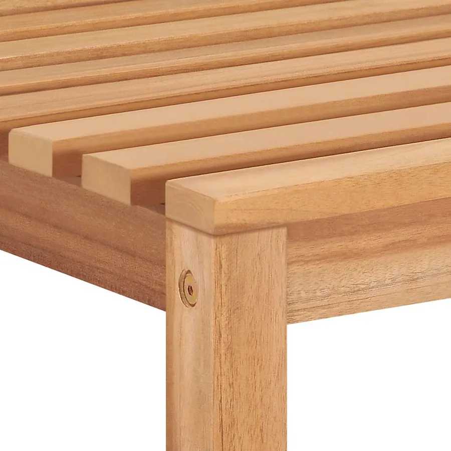 Chaises de jardin lot de 8 avec coussins Bois de teck massif - 7