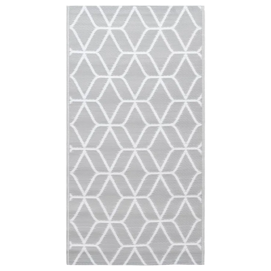 Outdoor rug ARAKIL Grey 190x290 cm PP - 2