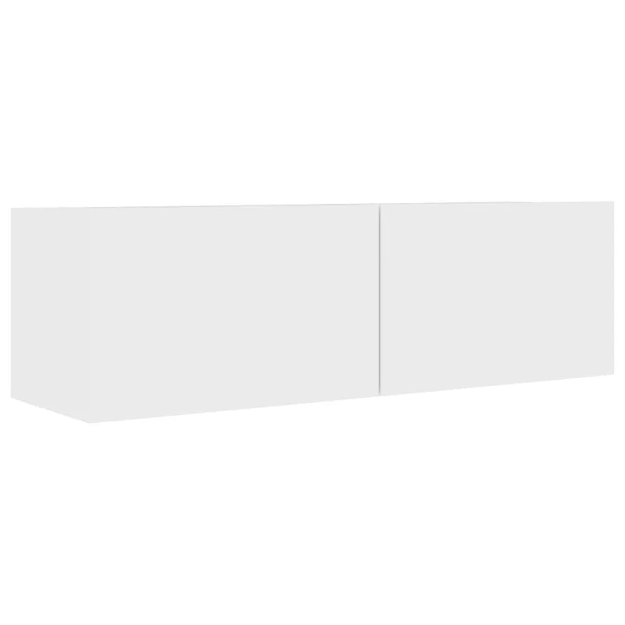 Meubles TV 3 pcs Blanc Bois d'ingénierie - 3