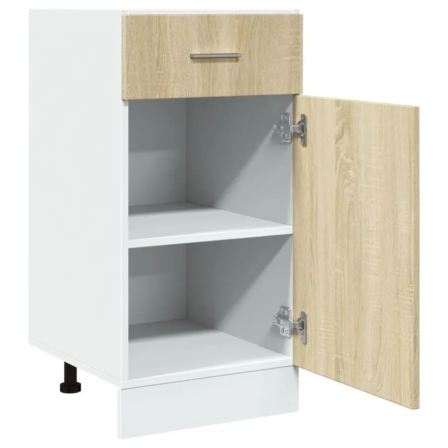 Armoire à tiroirs inférieure "Lyon" Chêne Sonoma 40 x 46 x 81,5 cm Bois d'ingénierie - 5