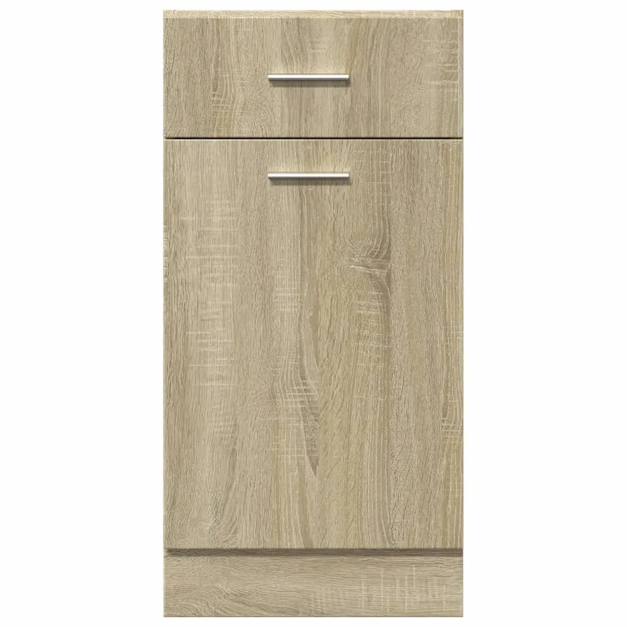 Armoire à tiroirs inférieure "Lyon" Chêne Sonoma 40 x 46 x 81,5 cm Bois d'ingénierie - 6