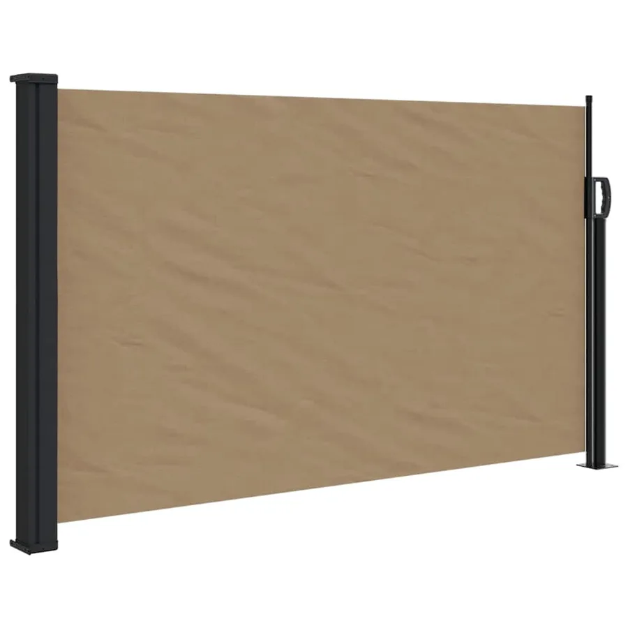 Auvent latéral rétractable taupe 120x500 cm - 2