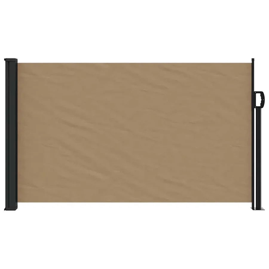 Auvent latéral rétractable taupe 120x500 cm - 3
