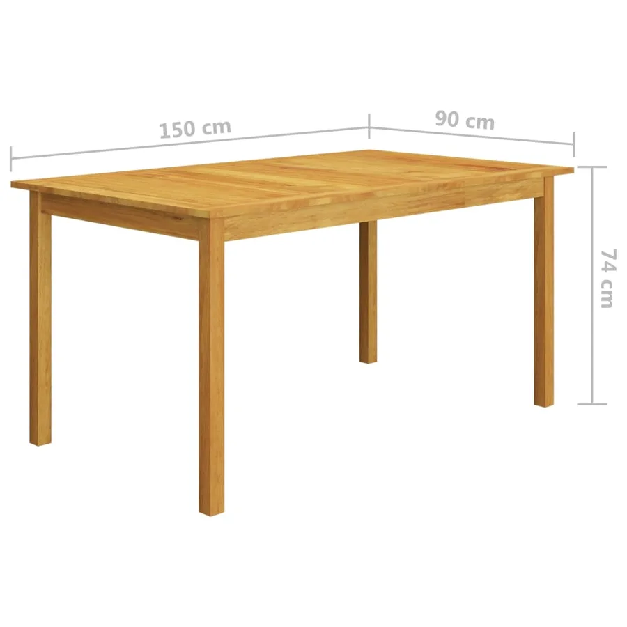 Ensemble à manger de jardin 5 pcs Noir - 11