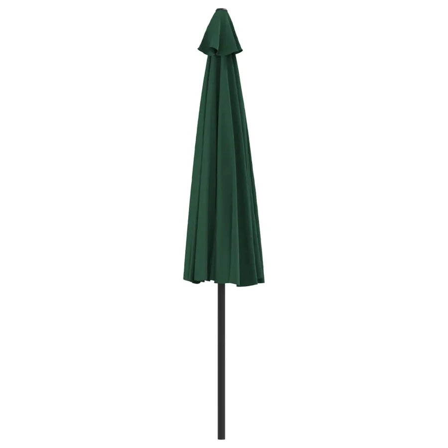 Balcony parasol with aluminium pole Green 300x155 cm Half - 5