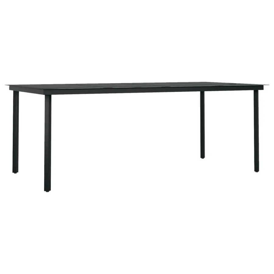 Ensemble à manger de jardin 9 pcs Gris - 6