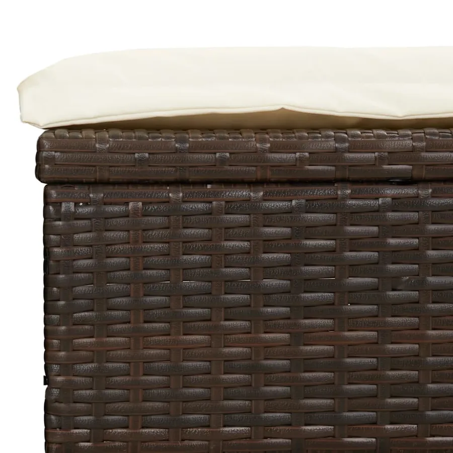 Transat 2 places avec toit rond noir 211x112x140 cm - 47