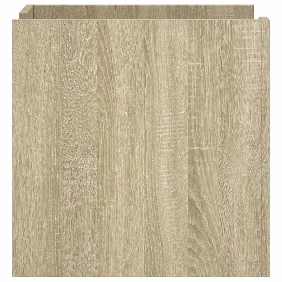 Table de chevet chêne sonoma 45x50x50 cm bois d’ingénierie - 5