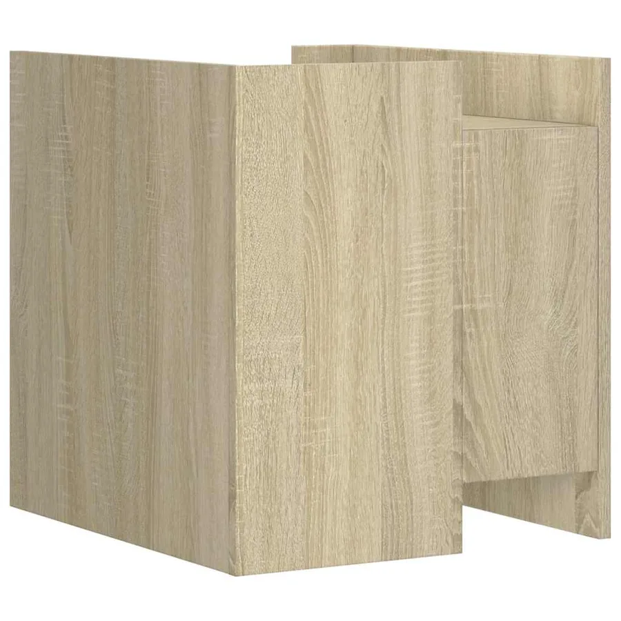 Table de chevet chêne sonoma 45x50x50 cm bois d’ingénierie - 6