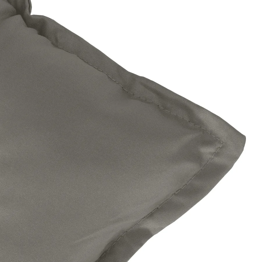 Coussins de banc de jardin lot de 2 gris foncé mélangé tissu - 8
