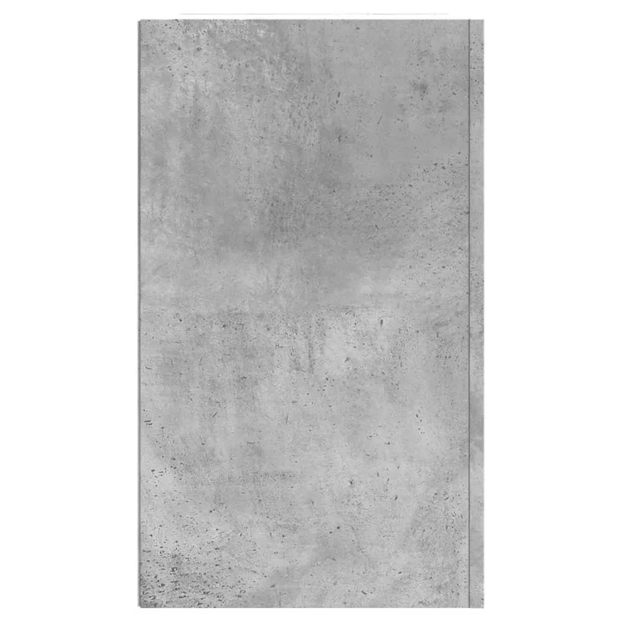 Armoire murale gris béton 75x35x60 cm bois d'ingénierie - 5