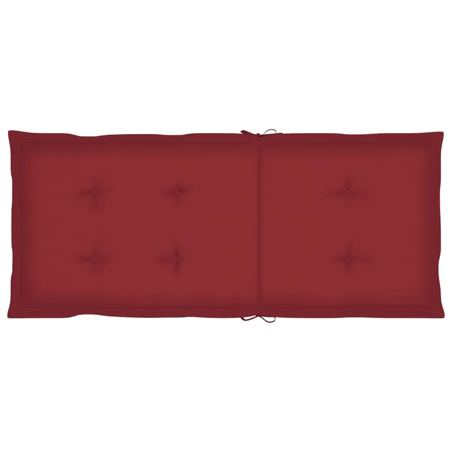 Chaises pliables de jardin lot de 3 avec coussins Bois d'acacia - 8