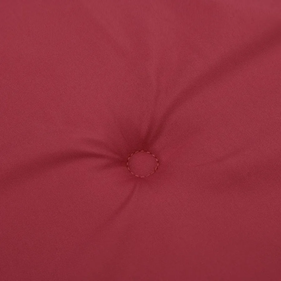 Coussins de chaise de jardin à dossier haut lot de 4 bordeaux - 8