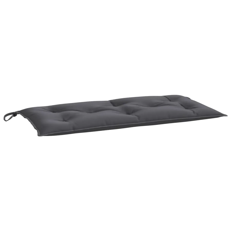 Coussin de banc de jardin anthracite 110x50x7 cm tissu oxford - 2