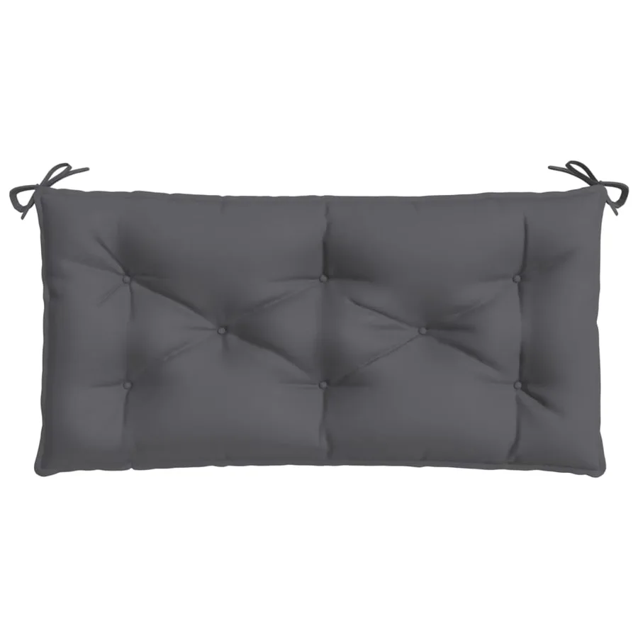 Coussin de banc de jardin anthracite 110x50x7 cm tissu oxford - 4