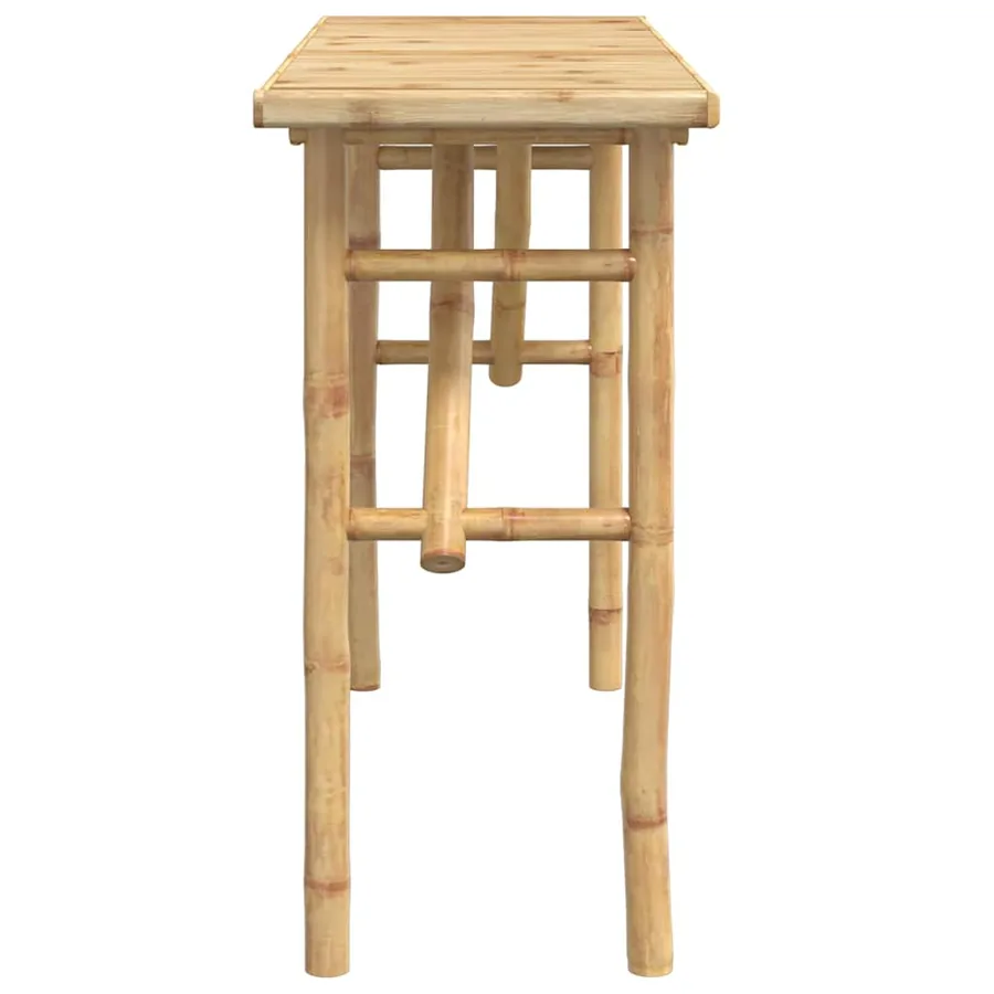 Table console 115x39x75 cm bambou - 4