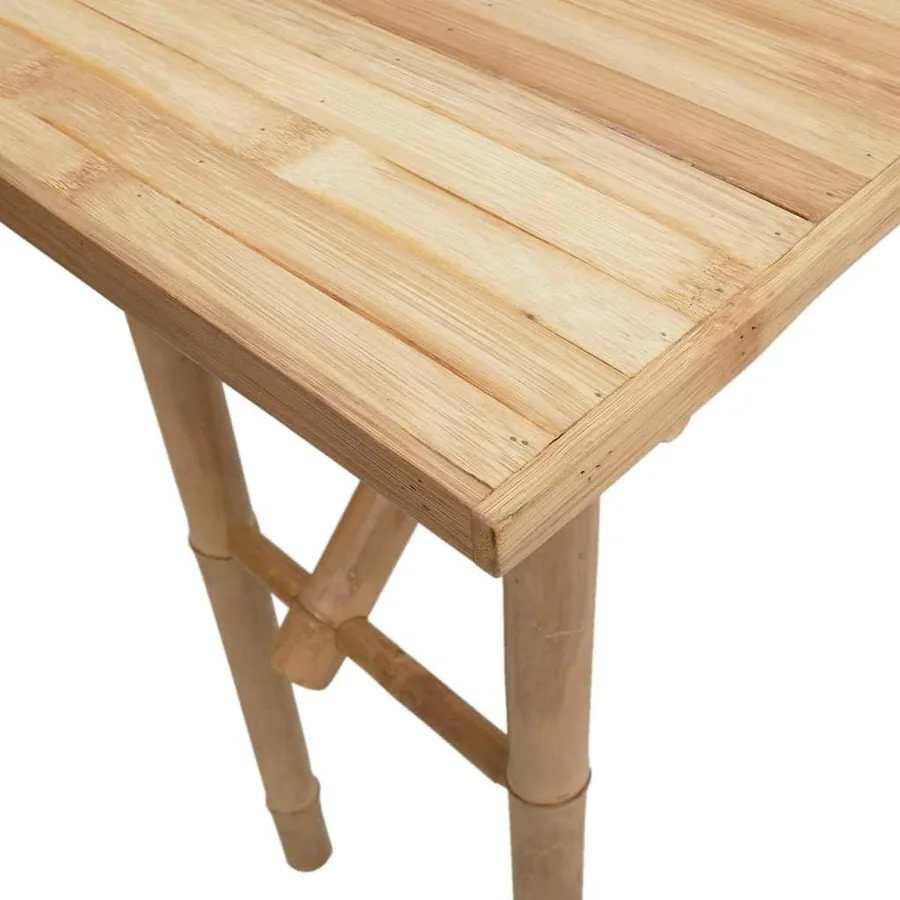 Table console 115x39x75 cm bambou - 6