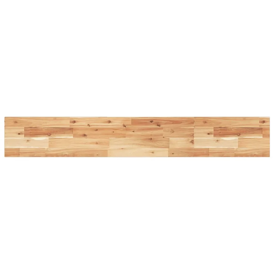 Étagère flottante 120x20x2 cm acacia massif finition à l'huile - 2