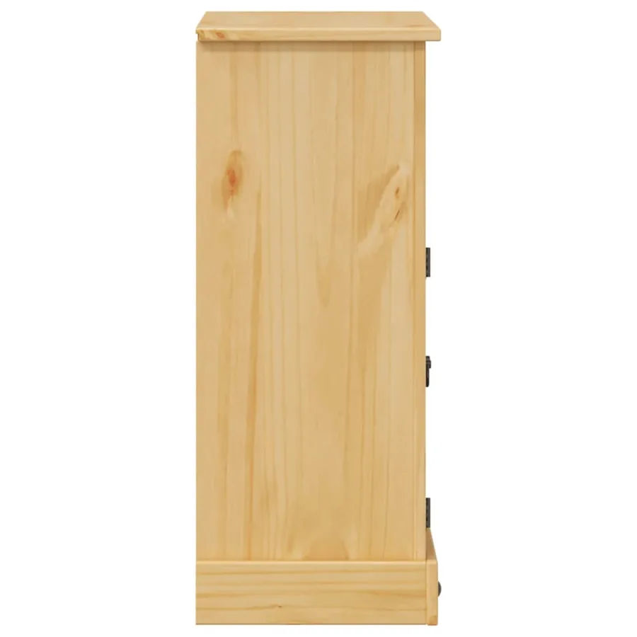 Armoire de salle de bain Corona 70x33x80 cm bois de pin massif - 6