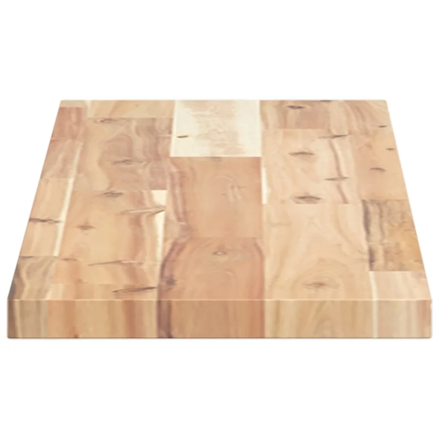 Étagères flottantes 4 pcs 100x20x2 cm acacia massif non traité - 5
