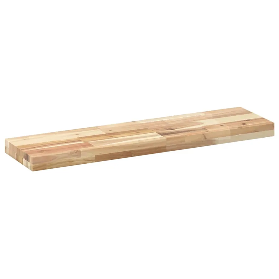 Étagères flottantes 2 pcs 100x20x4 cm acacia massif non traité - 3