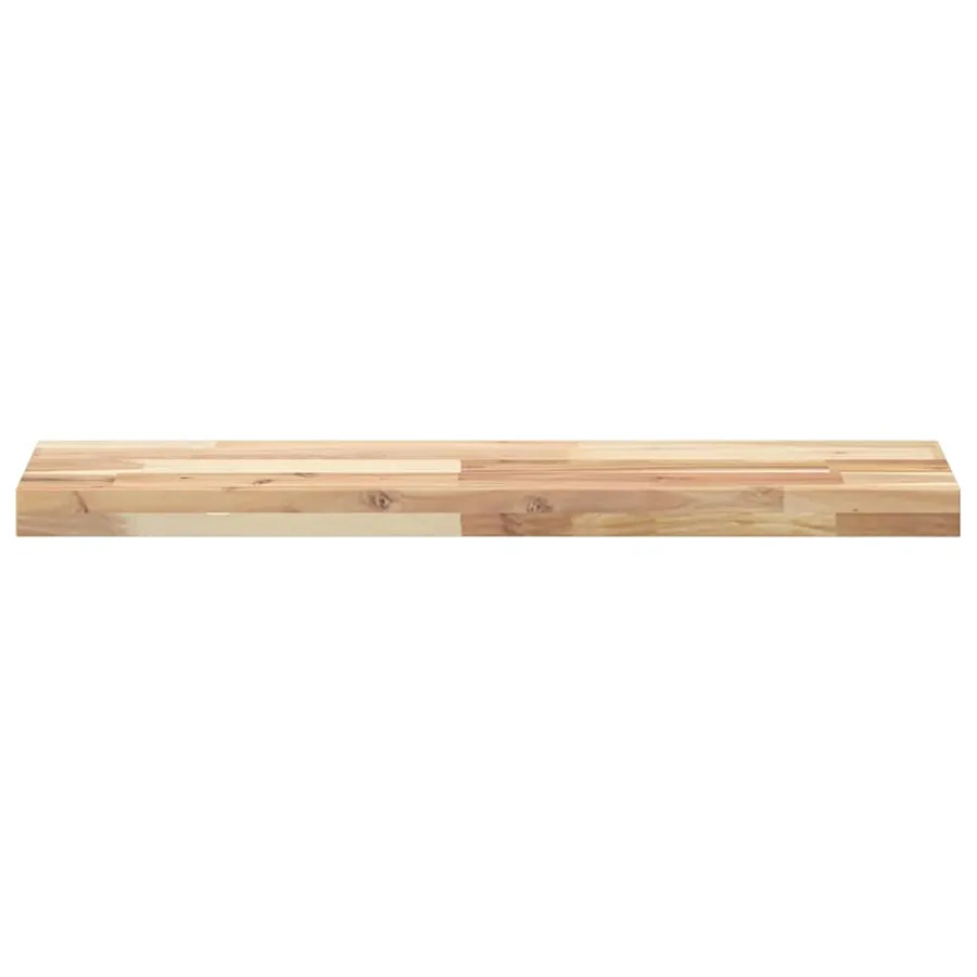 Étagères flottantes 2 pcs 100x20x4 cm acacia massif non traité - 4