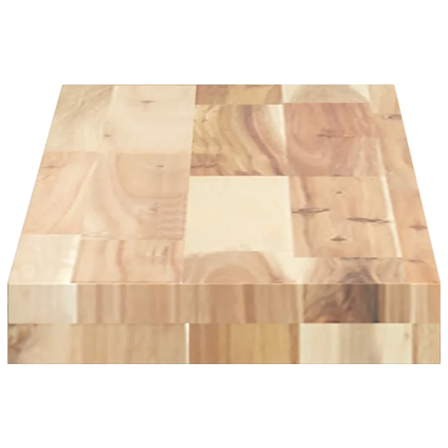 Étagères flottantes 2 pcs 100x20x4 cm acacia massif non traité - 5