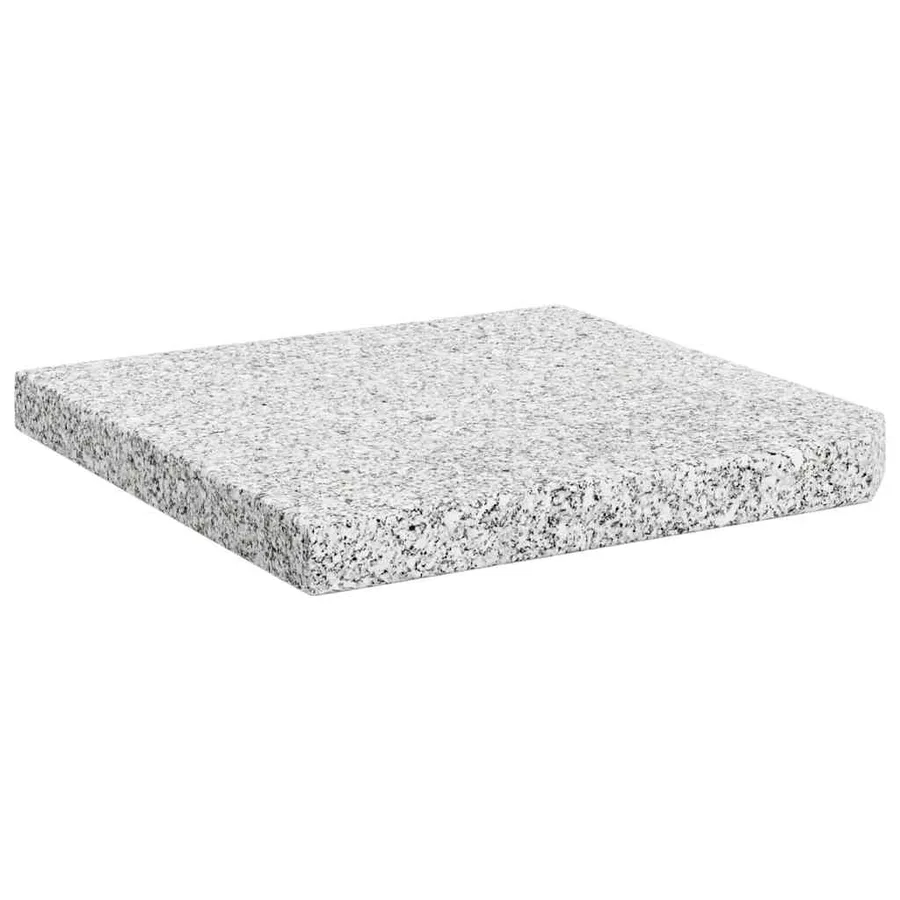 Plaque de poids carrée pour parasol Granit 25 kg Gris - 2