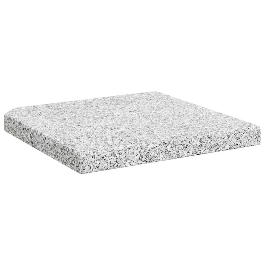 Square parasol weight plate Granite 25 kg Grey - 7