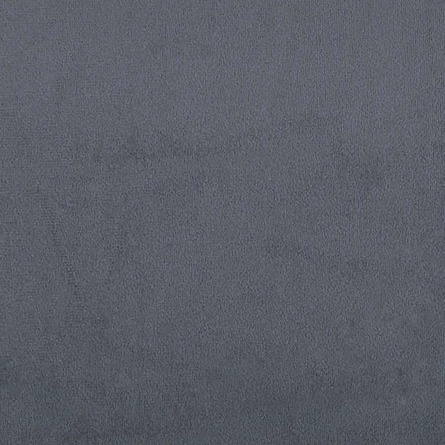 Canapé 3 places avec oreillers gris foncé 180 cm velours - 6