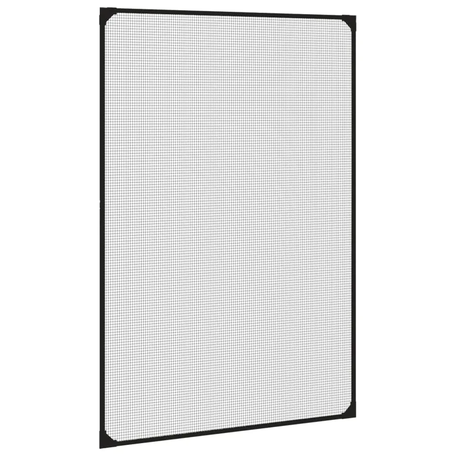 Moustiquaire magnétique pour fenêtres anthracite 80x120 cm - 2
