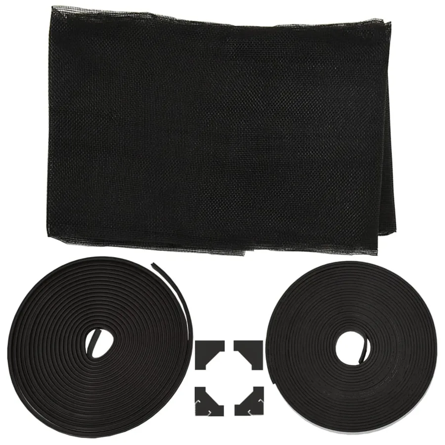 Moustiquaire magnétique pour fenêtres anthracite 80x120 cm - 7