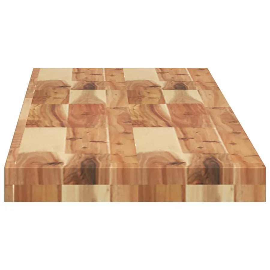 Étagères flottantes 2 pcs 120x30x4 cm acacia massif à l'huile - 5