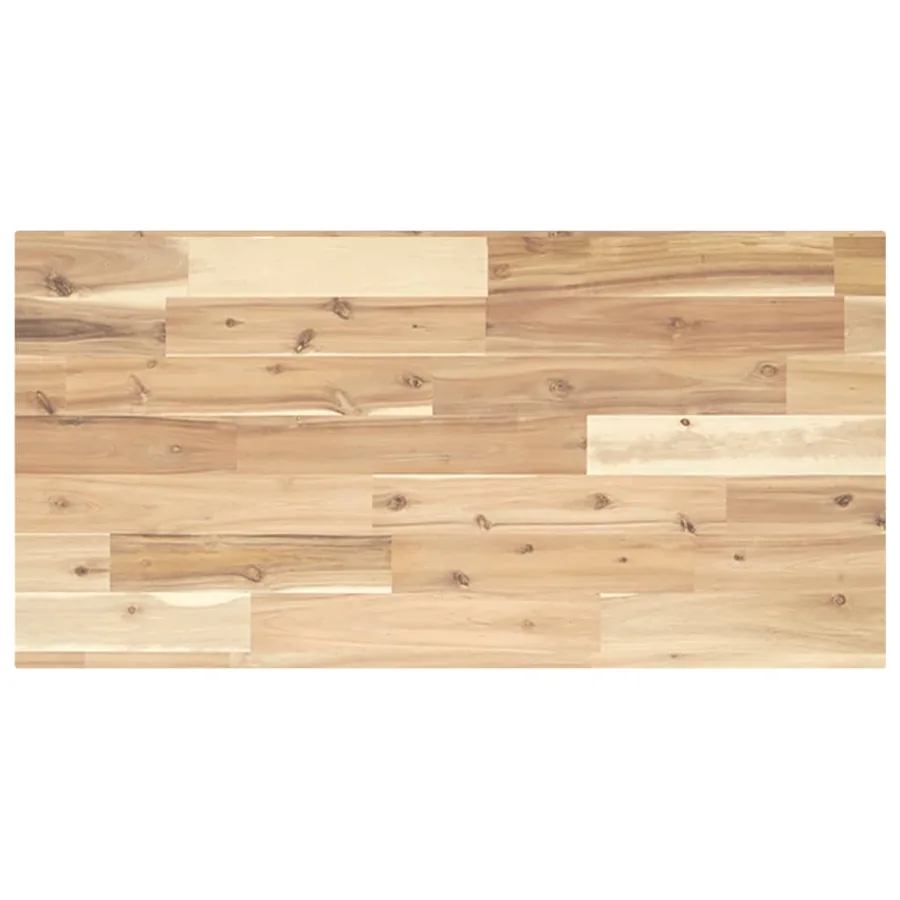 Dessus de meuble de salle de bain non traité bois d'acacia