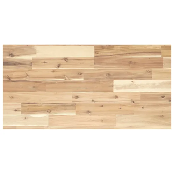 Dessus de meuble de salle de bain non traité bois d'acacia