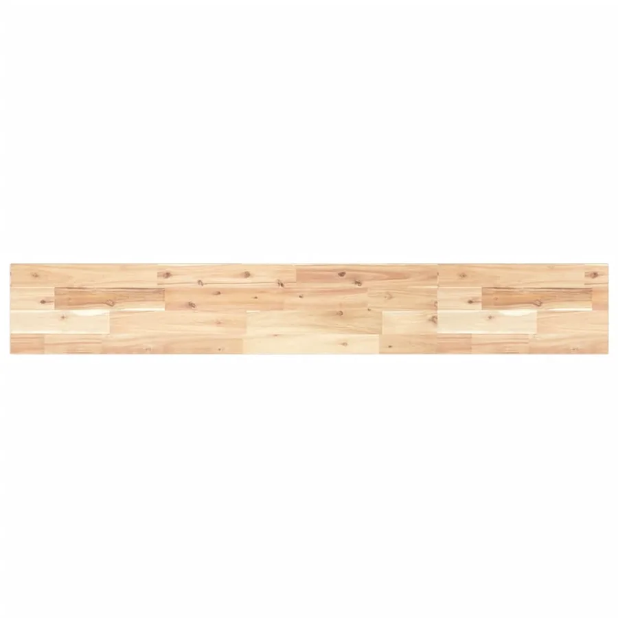 Étagère flottante 160x20x2 cm bois d'acacia massif non traité - 2