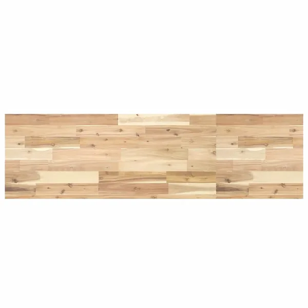 Dessus de meuble de salle de bain non traité bois d'acacia