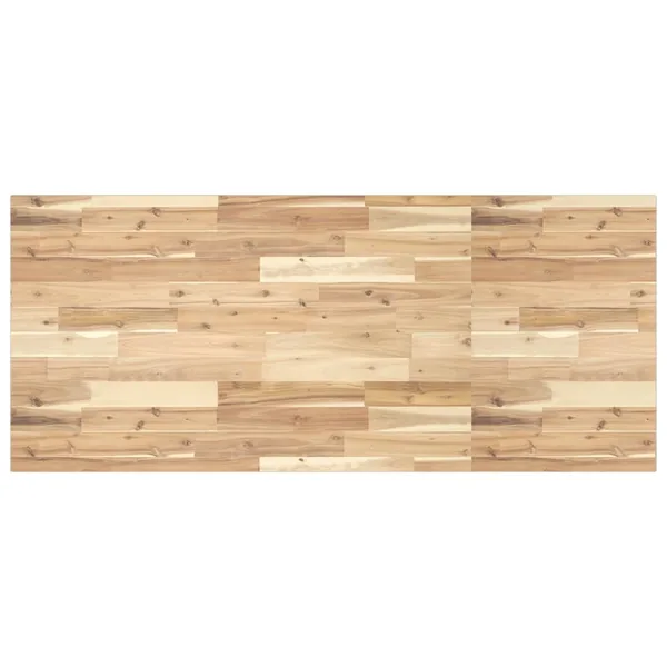Dessus de meuble de salle de bain non traité bois d'acacia