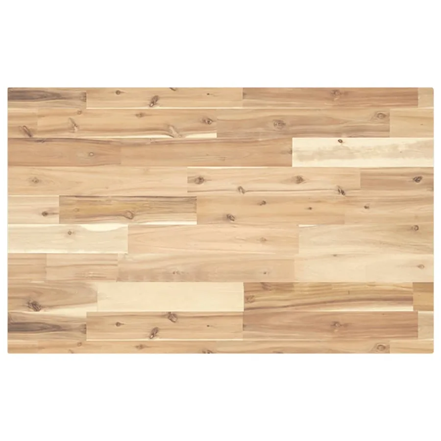 Étagère de vasque murale acier et bois massif d'acacia - 8